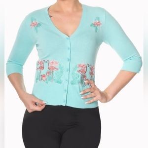 Dancing Days Flamingo Cardigan